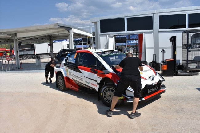 Muğla'da Türkiye Rallisi öncesi yaşam alanı oluşturuldu